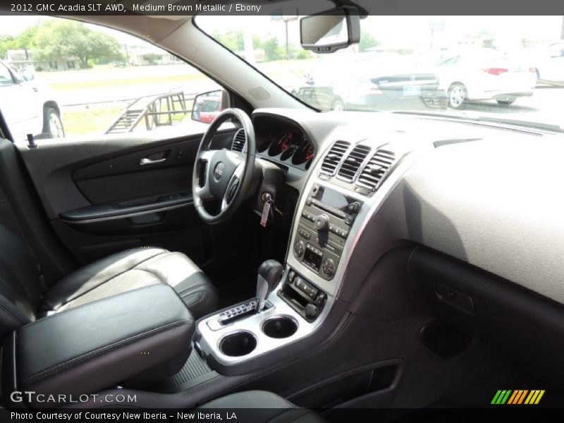 Medium Brown Metallic / Ebony 2012 GMC Acadia SLT AWD