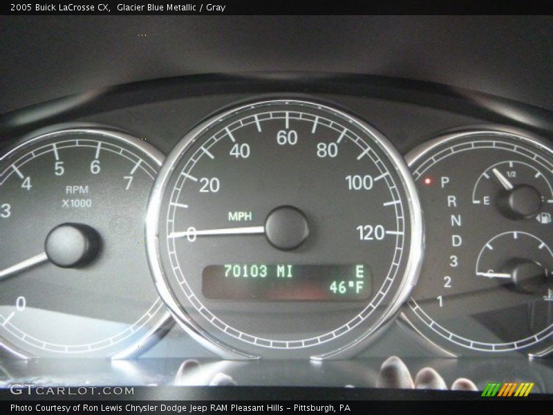 Glacier Blue Metallic / Gray 2005 Buick LaCrosse CX