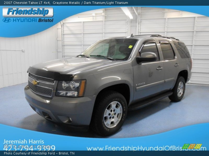 Graystone Metallic / Dark Titanium/Light Titanium 2007 Chevrolet Tahoe LT 4x4