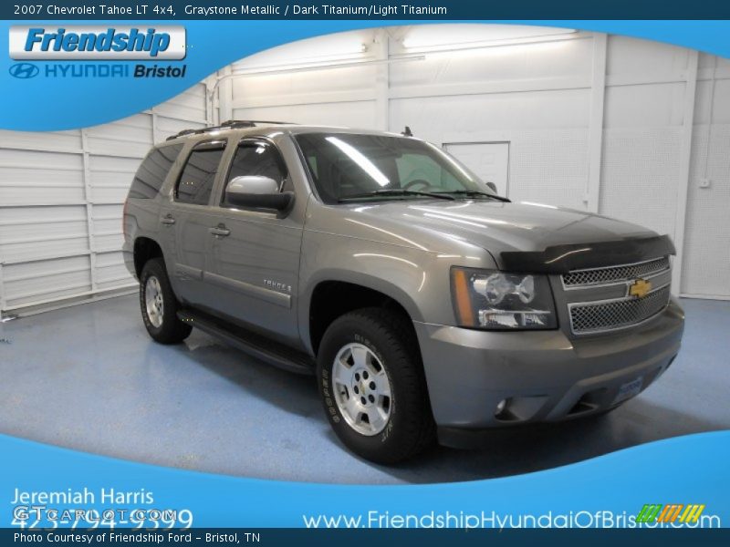 Graystone Metallic / Dark Titanium/Light Titanium 2007 Chevrolet Tahoe LT 4x4