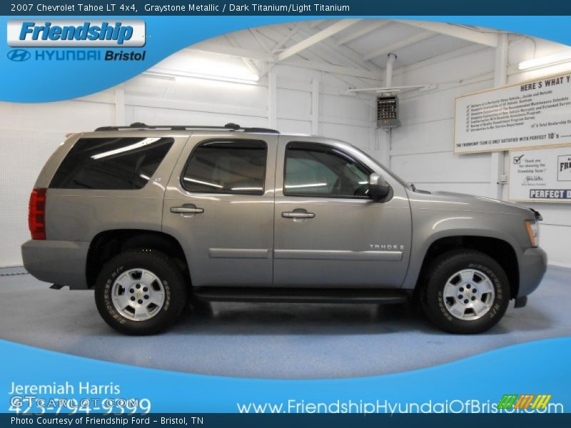 Graystone Metallic / Dark Titanium/Light Titanium 2007 Chevrolet Tahoe LT 4x4