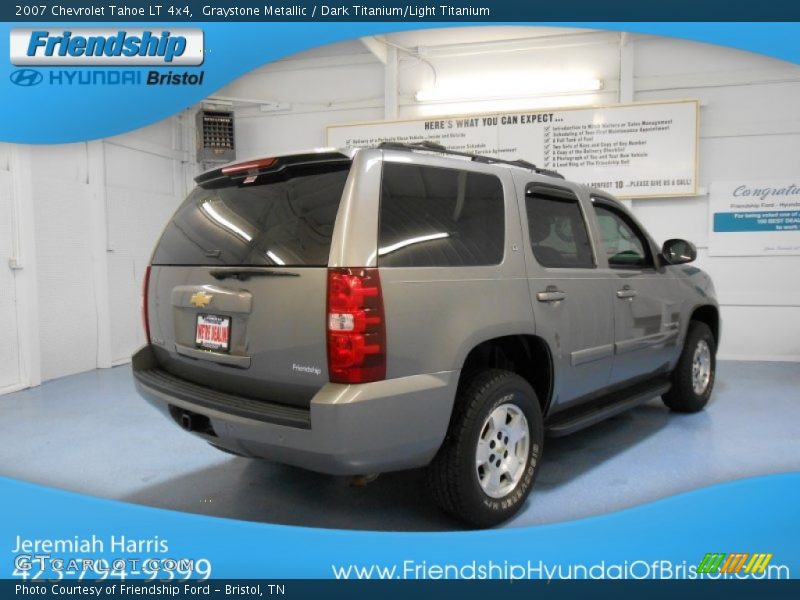 Graystone Metallic / Dark Titanium/Light Titanium 2007 Chevrolet Tahoe LT 4x4