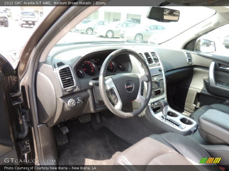 Medium Brown Metallic / Ebony 2012 GMC Acadia SLT AWD