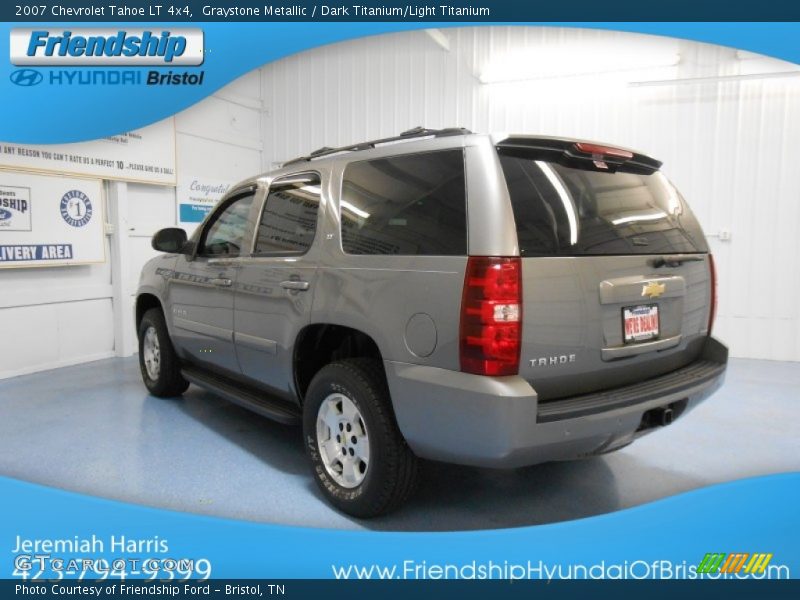 Graystone Metallic / Dark Titanium/Light Titanium 2007 Chevrolet Tahoe LT 4x4