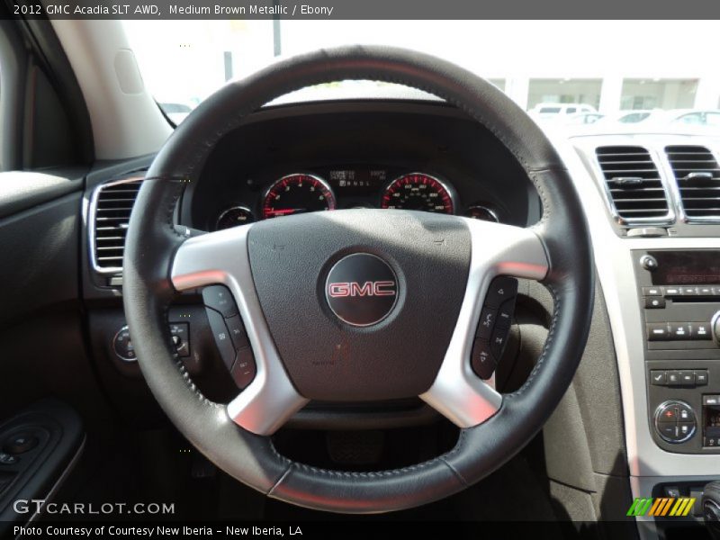 Medium Brown Metallic / Ebony 2012 GMC Acadia SLT AWD