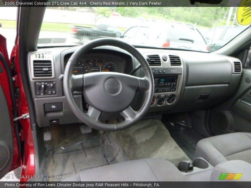 Cherry Red Metallic / Very Dark Pewter 2006 Chevrolet Colorado Z71 Crew Cab 4x4