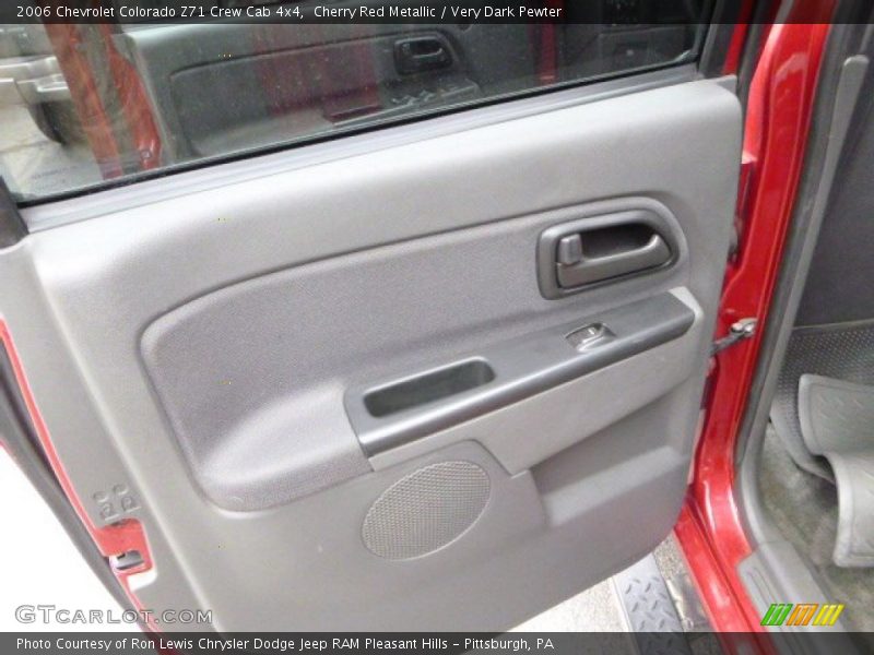Cherry Red Metallic / Very Dark Pewter 2006 Chevrolet Colorado Z71 Crew Cab 4x4