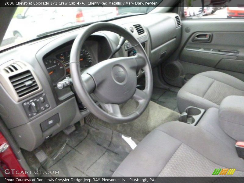 Cherry Red Metallic / Very Dark Pewter 2006 Chevrolet Colorado Z71 Crew Cab 4x4