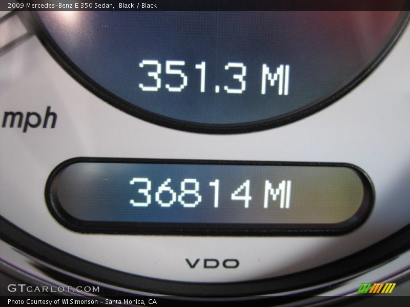 Black / Black 2009 Mercedes-Benz E 350 Sedan