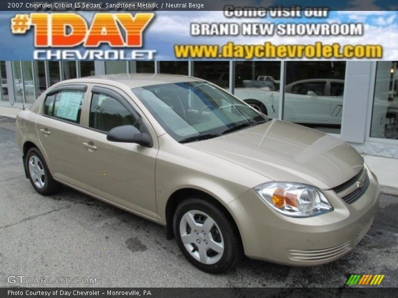 Sandstone Metallic / Neutral Beige 2007 Chevrolet Cobalt LS Sedan