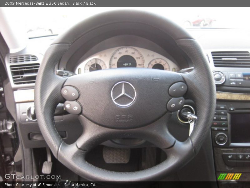 Black / Black 2009 Mercedes-Benz E 350 Sedan