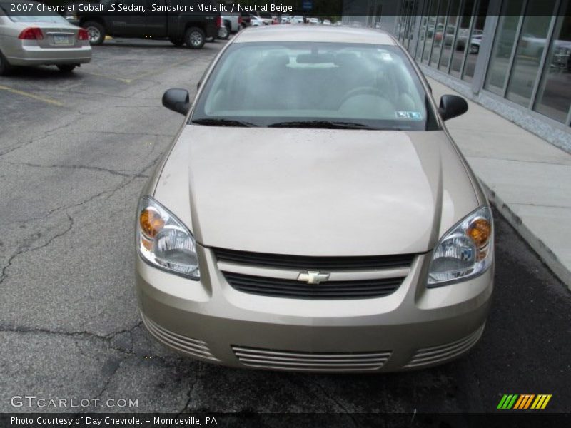 Sandstone Metallic / Neutral Beige 2007 Chevrolet Cobalt LS Sedan