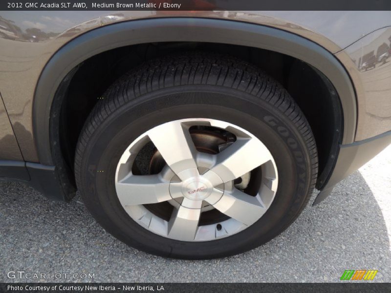 Medium Brown Metallic / Ebony 2012 GMC Acadia SLT AWD