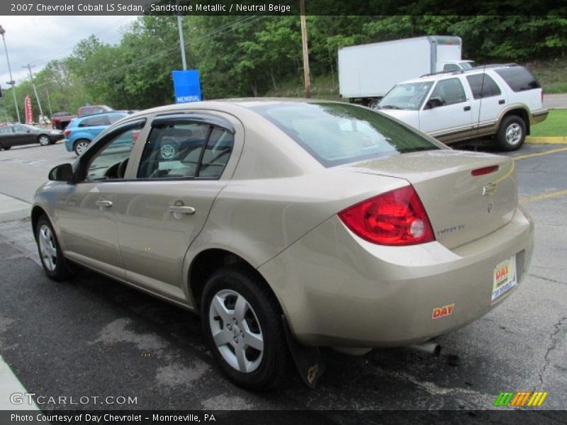 Sandstone Metallic / Neutral Beige 2007 Chevrolet Cobalt LS Sedan