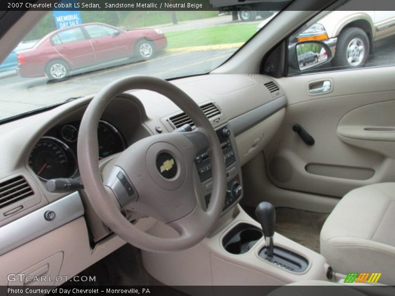 Sandstone Metallic / Neutral Beige 2007 Chevrolet Cobalt LS Sedan