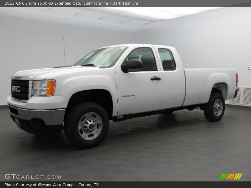 Summit White / Dark Titanium 2013 GMC Sierra 2500HD Extended Cab