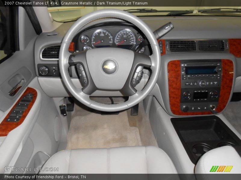 Graystone Metallic / Dark Titanium/Light Titanium 2007 Chevrolet Tahoe LT 4x4