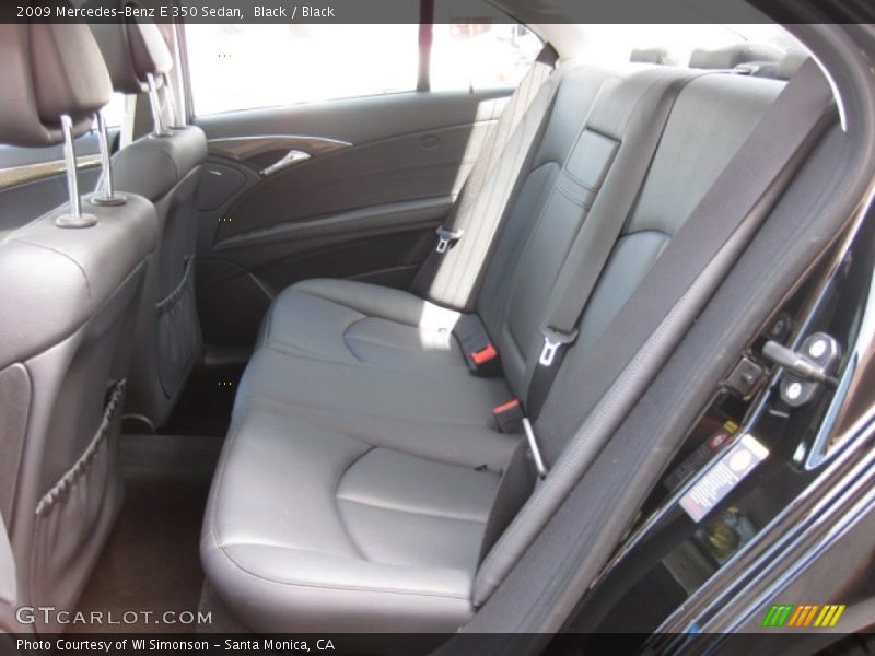 Black / Black 2009 Mercedes-Benz E 350 Sedan