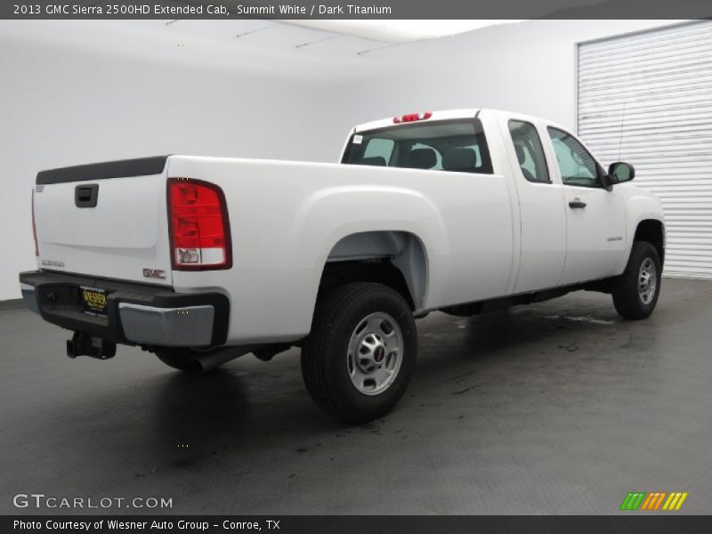 Summit White / Dark Titanium 2013 GMC Sierra 2500HD Extended Cab