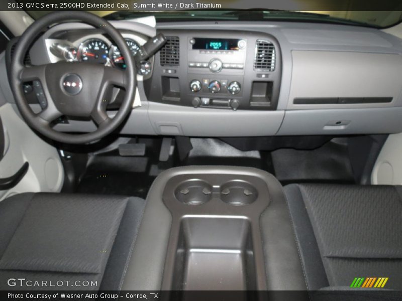 Summit White / Dark Titanium 2013 GMC Sierra 2500HD Extended Cab