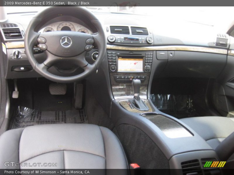 Black / Black 2009 Mercedes-Benz E 350 Sedan