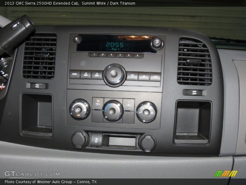 Summit White / Dark Titanium 2013 GMC Sierra 2500HD Extended Cab