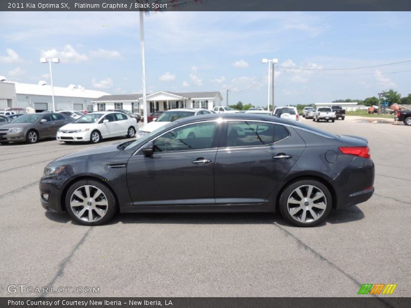 Platinum Graphite / Black Sport 2011 Kia Optima SX