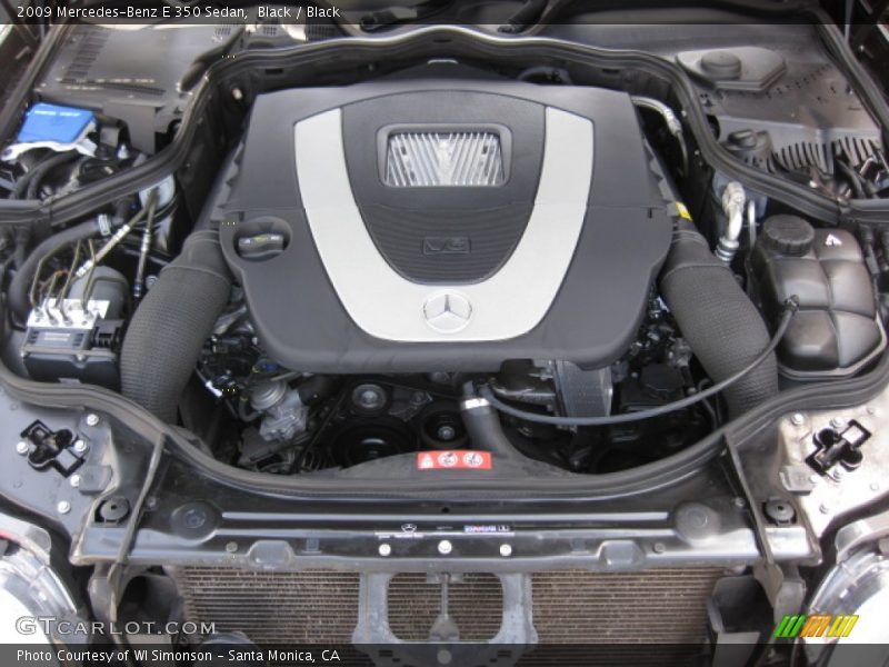 Black / Black 2009 Mercedes-Benz E 350 Sedan