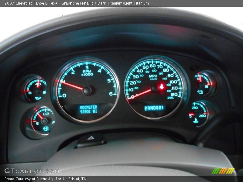 Graystone Metallic / Dark Titanium/Light Titanium 2007 Chevrolet Tahoe LT 4x4
