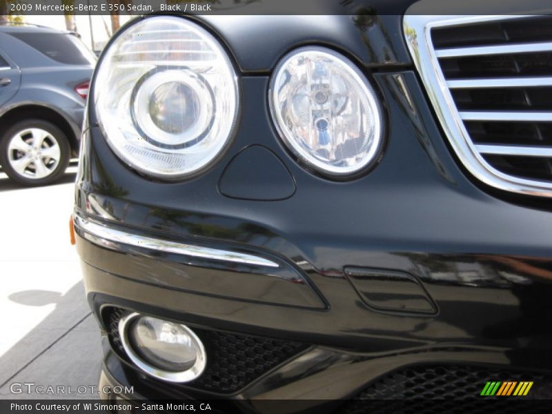 Black / Black 2009 Mercedes-Benz E 350 Sedan