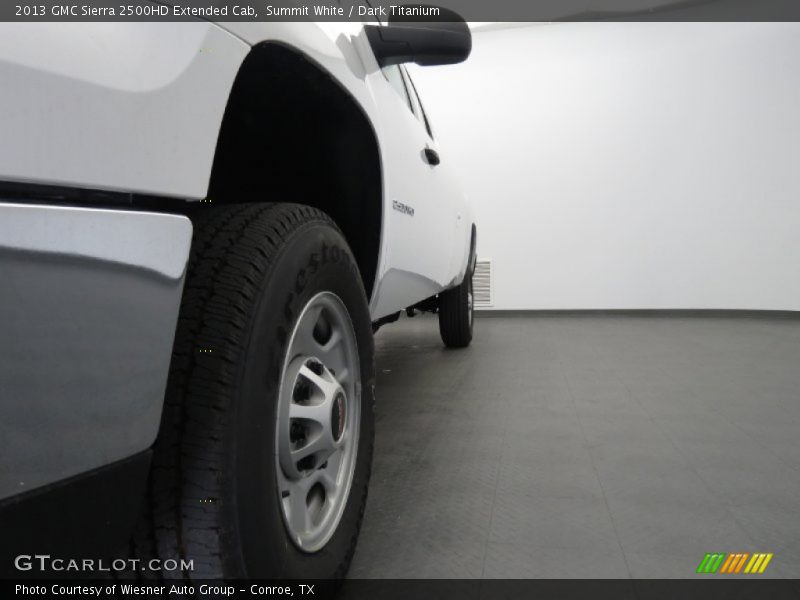 Summit White / Dark Titanium 2013 GMC Sierra 2500HD Extended Cab