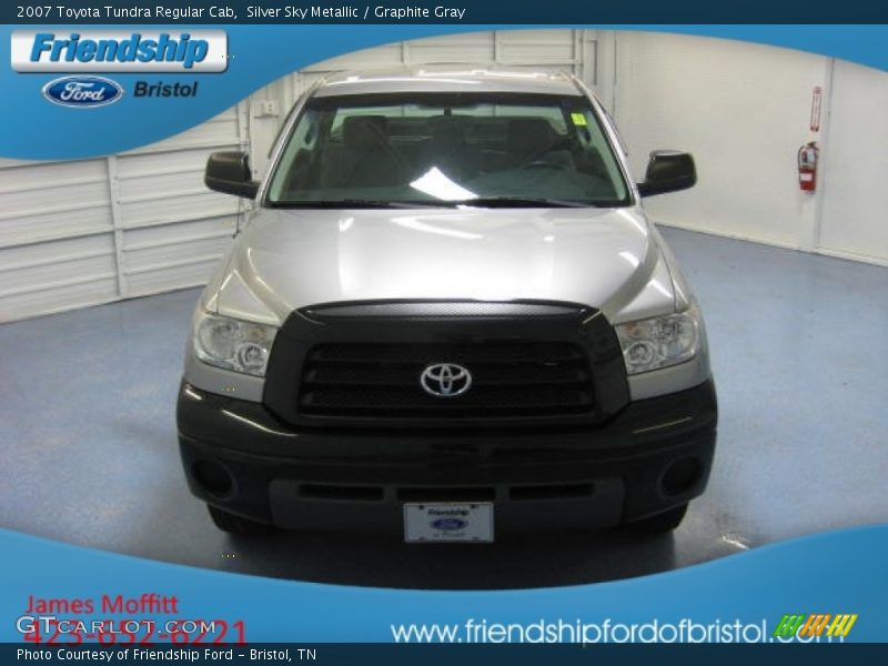 Silver Sky Metallic / Graphite Gray 2007 Toyota Tundra Regular Cab