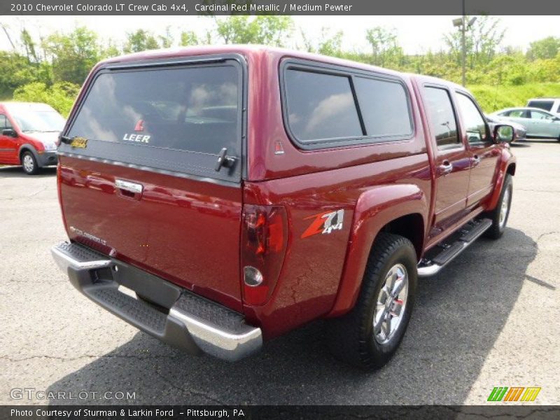 Cardinal Red Metallic / Medium Pewter 2010 Chevrolet Colorado LT Crew Cab 4x4