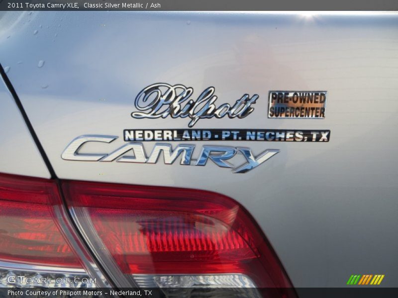 Classic Silver Metallic / Ash 2011 Toyota Camry XLE