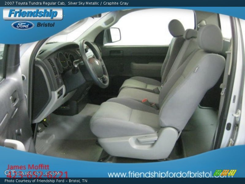 Silver Sky Metallic / Graphite Gray 2007 Toyota Tundra Regular Cab