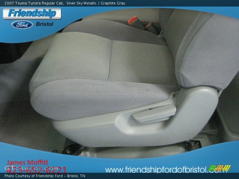 Silver Sky Metallic / Graphite Gray 2007 Toyota Tundra Regular Cab