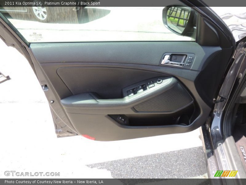 Platinum Graphite / Black Sport 2011 Kia Optima SX