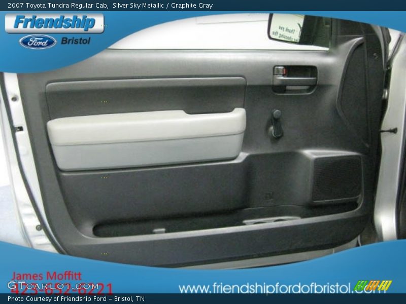 Silver Sky Metallic / Graphite Gray 2007 Toyota Tundra Regular Cab
