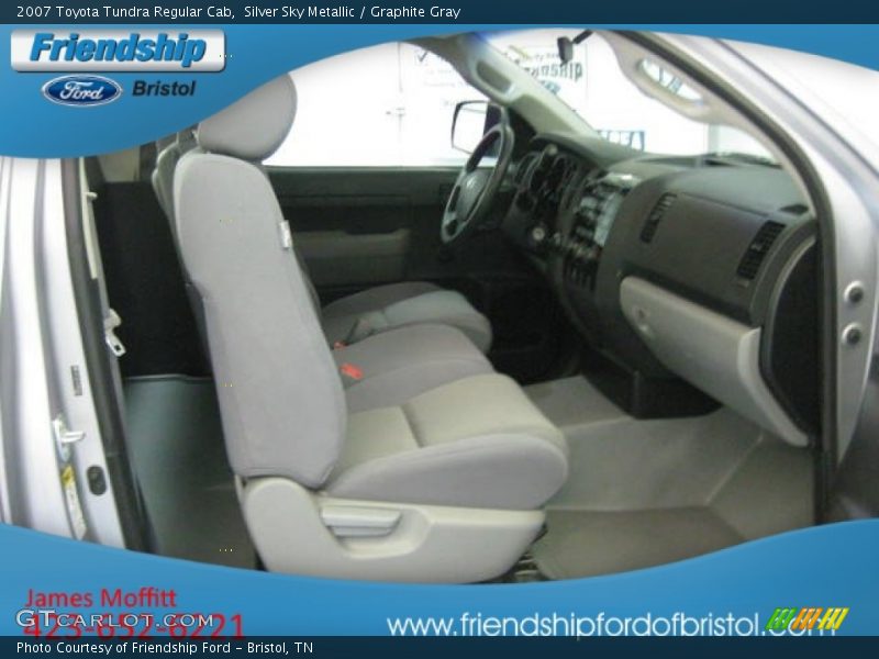 Silver Sky Metallic / Graphite Gray 2007 Toyota Tundra Regular Cab