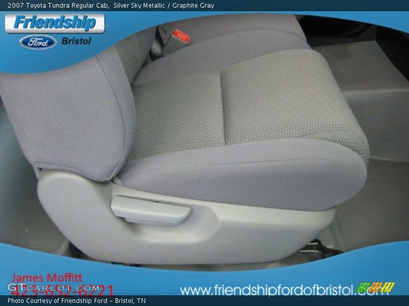 Silver Sky Metallic / Graphite Gray 2007 Toyota Tundra Regular Cab