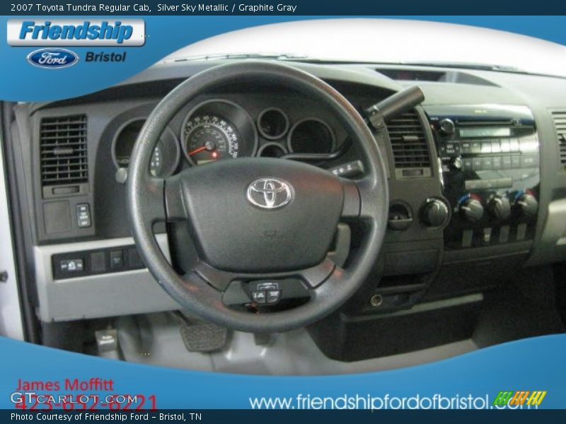 Silver Sky Metallic / Graphite Gray 2007 Toyota Tundra Regular Cab