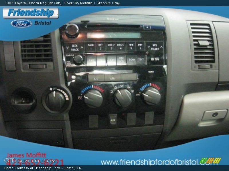 Silver Sky Metallic / Graphite Gray 2007 Toyota Tundra Regular Cab