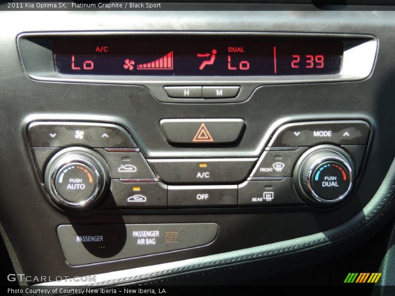 Platinum Graphite / Black Sport 2011 Kia Optima SX