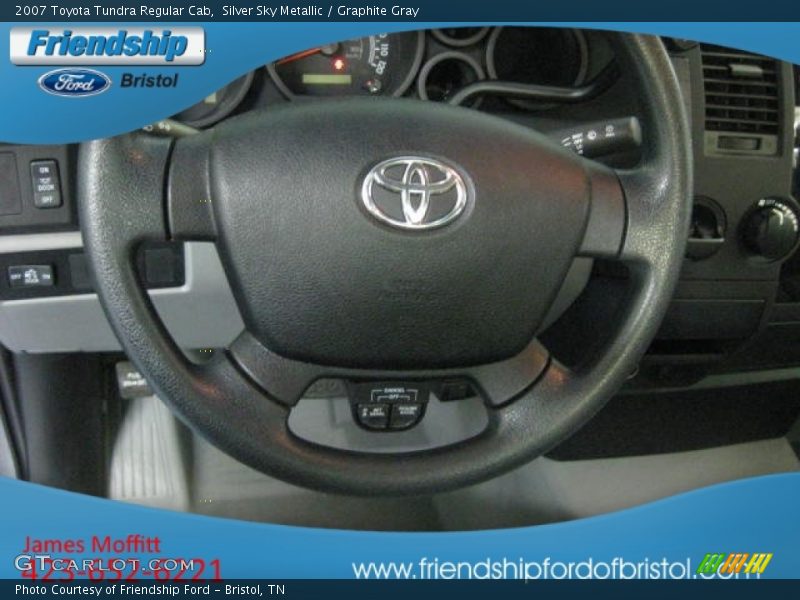 Silver Sky Metallic / Graphite Gray 2007 Toyota Tundra Regular Cab
