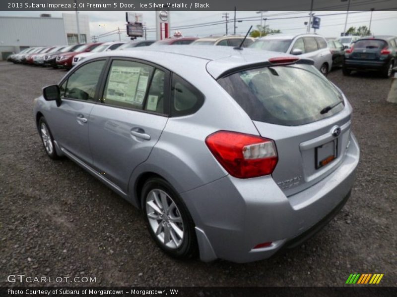 Ice Silver Metallic / Black 2013 Subaru Impreza 2.0i Premium 5 Door