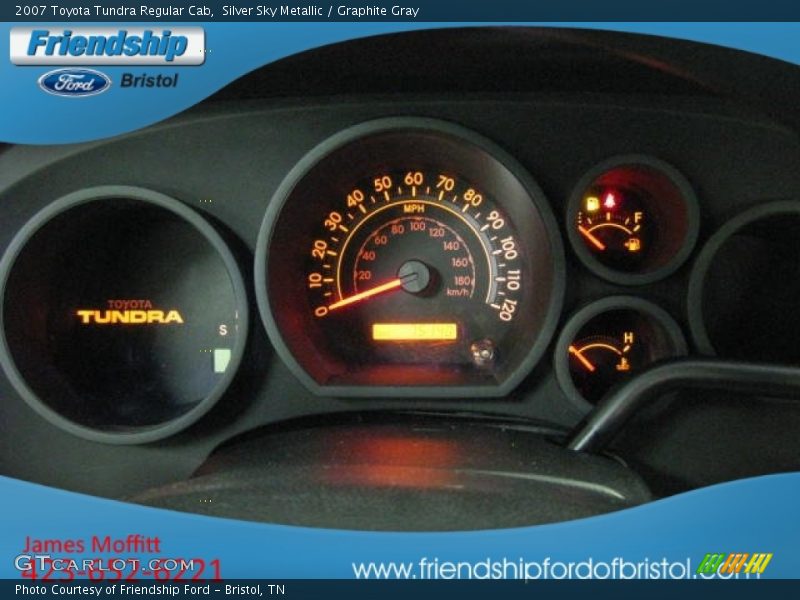 Silver Sky Metallic / Graphite Gray 2007 Toyota Tundra Regular Cab