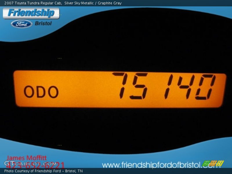 Silver Sky Metallic / Graphite Gray 2007 Toyota Tundra Regular Cab