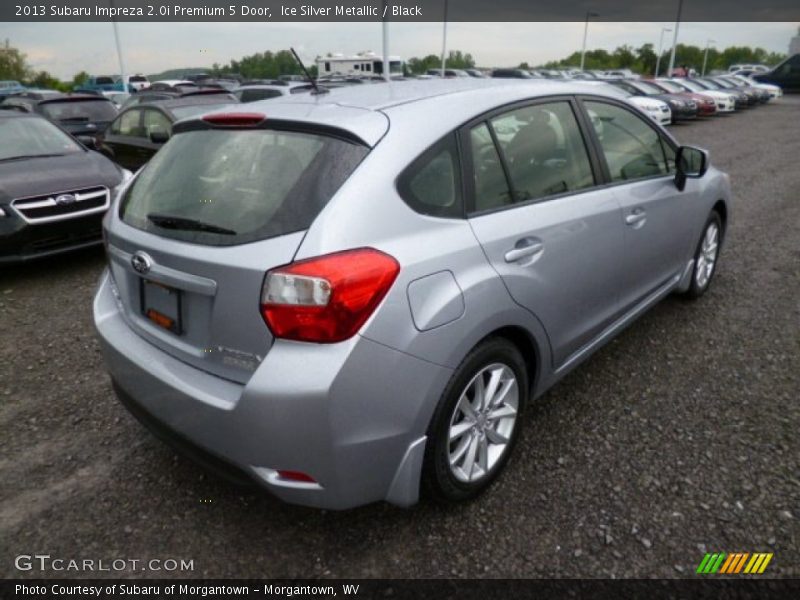 Ice Silver Metallic / Black 2013 Subaru Impreza 2.0i Premium 5 Door