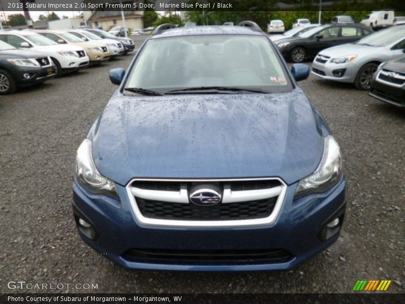 Marine Blue Pearl / Black 2013 Subaru Impreza 2.0i Sport Premium 5 Door