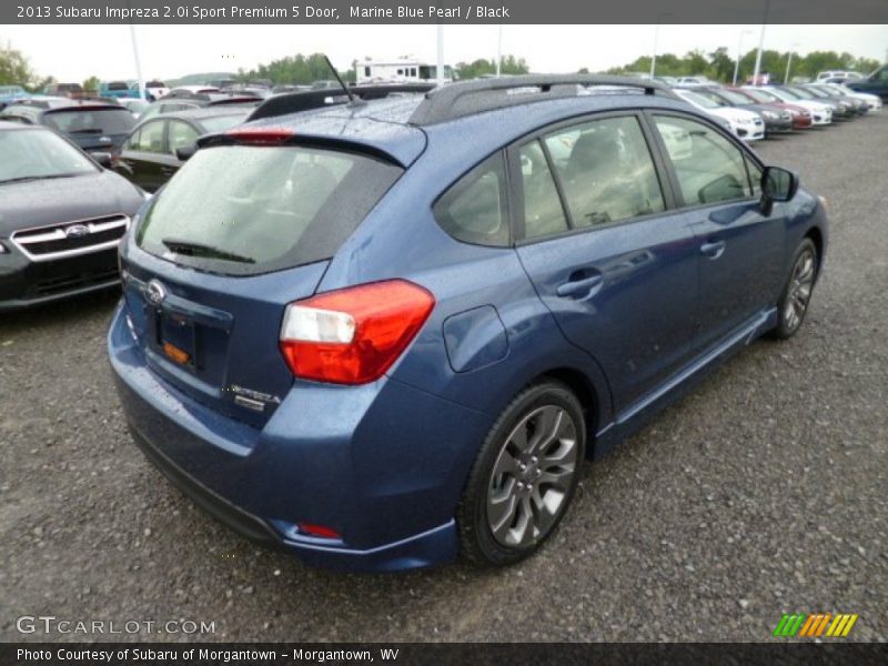 Marine Blue Pearl / Black 2013 Subaru Impreza 2.0i Sport Premium 5 Door